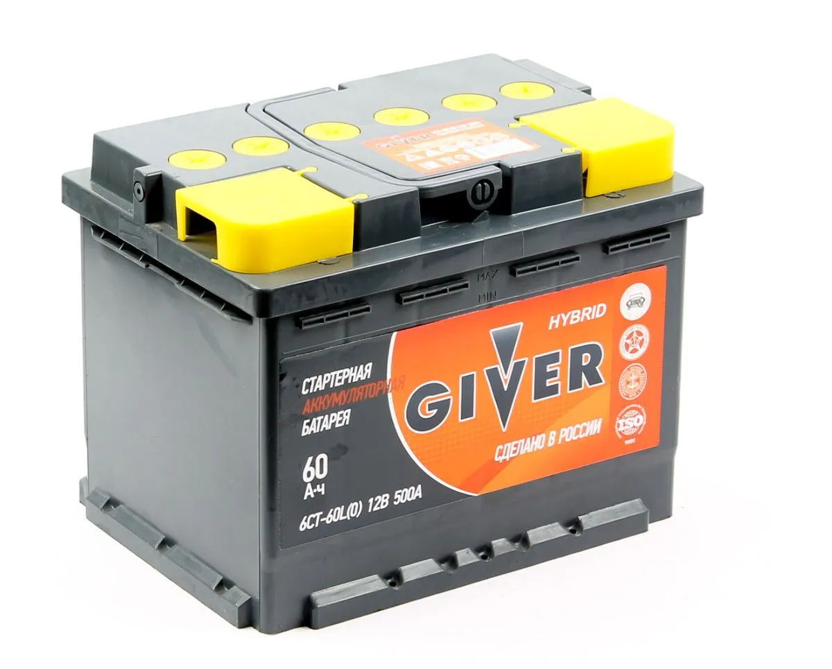 аккумулятор GIVER HYBRID 6СТ-60.0