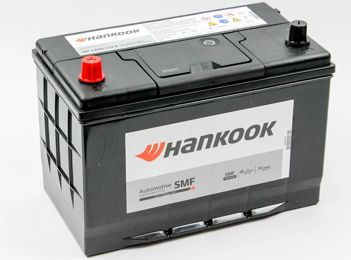 аккумулятор HANKOOK 6СТ-100.1 (MF120D31FR) бортик