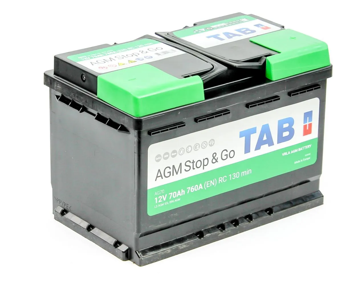 аккумулятор TAB AGM Stop&Go 6СТ-70.0