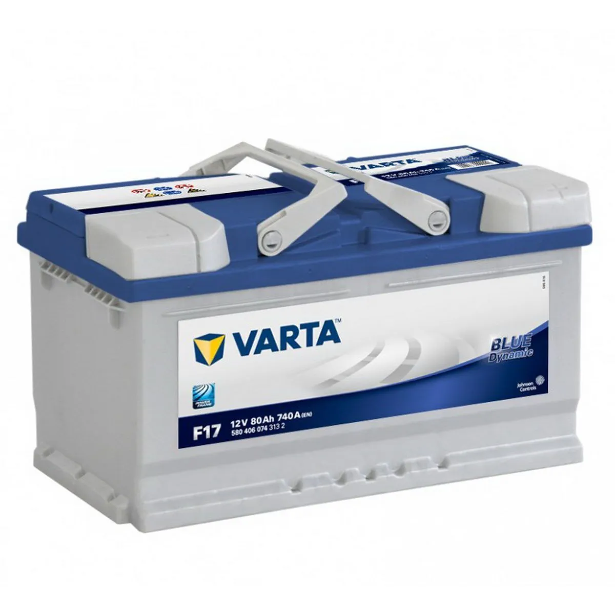 аккумулятор VARTA Blue Dynamic 6СТ-80.0 (580 406 074) низкий